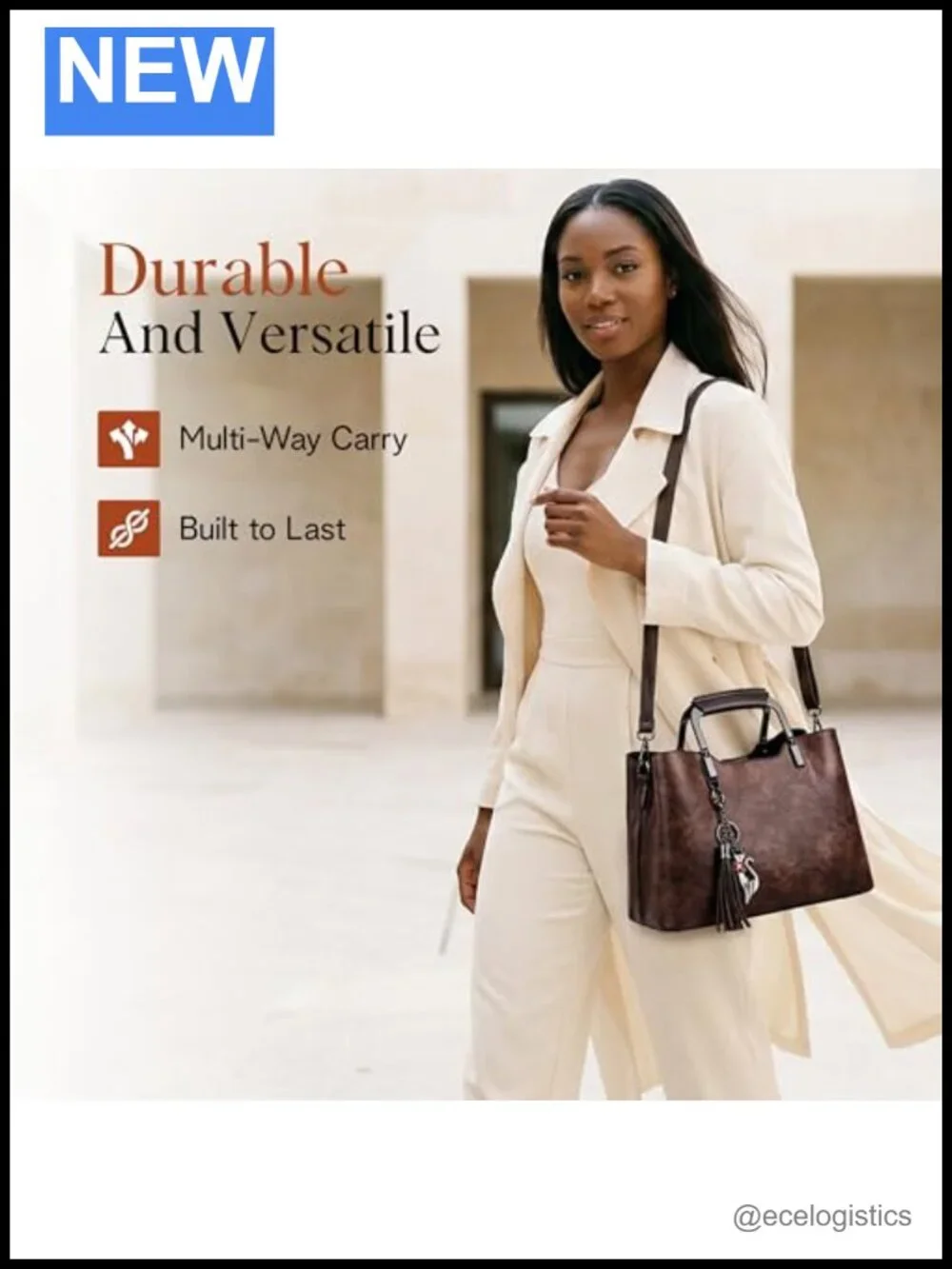 Vegan Leather Top Handle Satchel Purse Women Structured Faux Leather Handbag
